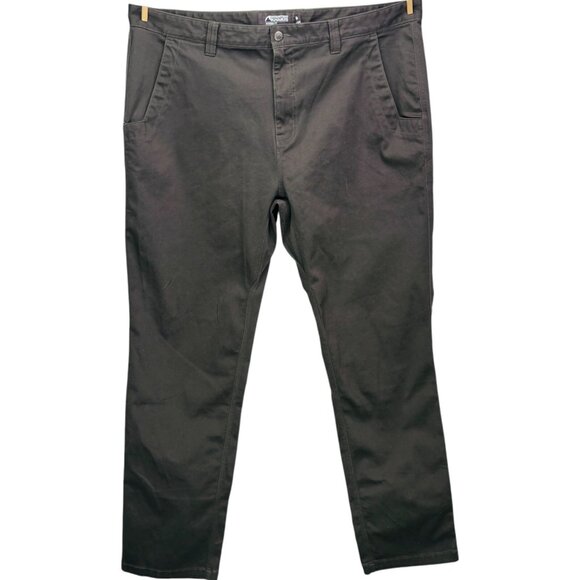 Mountain Khakis Mens Teton Pant Modern Fit Gray Stretch Twill Size 42 x 34 - Picture 2 of 12